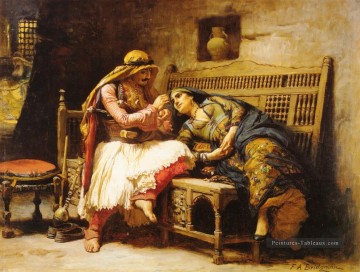 Reine des Brigands Arabe Frederick Arthur Bridgman Peinture à l'huile
